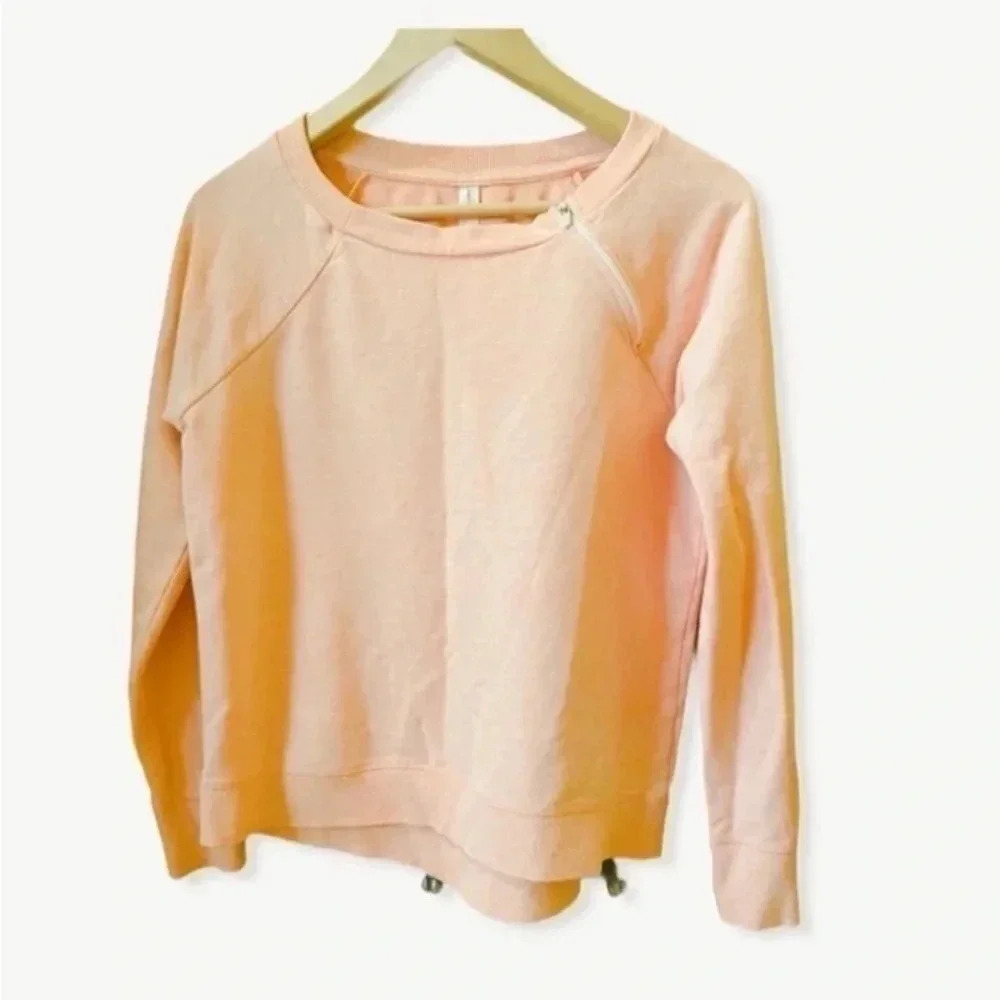 Gap Fit Womens Long Sleeves Loungewear Soft Peach Bohemian Sweatshirt SZ XS
